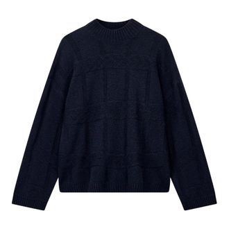Emporio Armani Jersey de Lana y Cachemira - Knitwear - Mujer - Azul - S