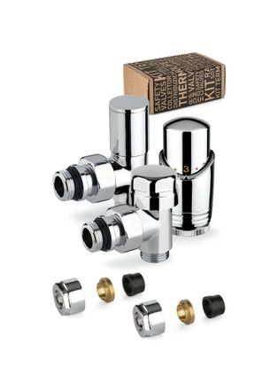 APM Apm - Kit V&aacute;lvula De Mobiliario Termost&aacute;tica Cromada Con Conexi&oacute;n Para Tubo De Cobre 100kc 015 R 12 Cromo