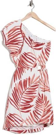 Tori Richard Theodora New Leaf Linen Blend Dress in Mocha at Nordstrom Rack, Size Xx-Small