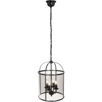 Steinhauer Lampada a sospensione - Pimpernel - nero - vetro - Steinhauer