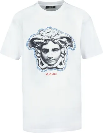 Versace Jersey Greca Medusa Print T-Shirt - White