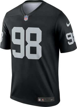 Nike Maxx Crosby Las Vegas Raiders Nike Mens Dri-FIT NFL Legend Jersey in Black | 94NMHLOR8DF-WY2