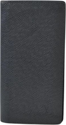 Louis Vuitton Pre-owned Leather Wallet - Heren - Vintage Accessoires - Zwart - ONE Size - Leer - Vintage