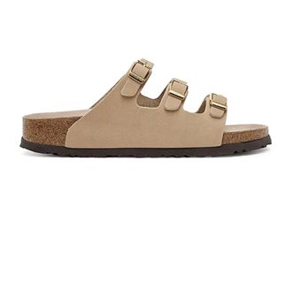 Birkenstock Sliders, female, Beige, Size: 9 US Sandalo
