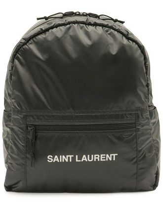 Saint Laurent Black Nylon Nuxx Backpack (Authentic Pre-Loved)