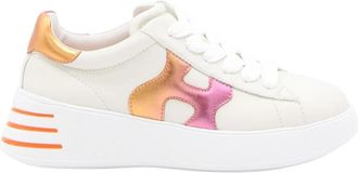 Hogan Rebel Lage Sneakers - Dames - Sneakers - Wit - 35 1/2 EU - Leer - Schoenen