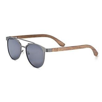 Earth Wood Positano Polarized Sunglasses in Dark Brown/black at Nordstrom
