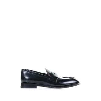 Alexander McQueen Mocas&iacute;n con Logo de Sello - Shoes - Hombre - Negro - 40 EU