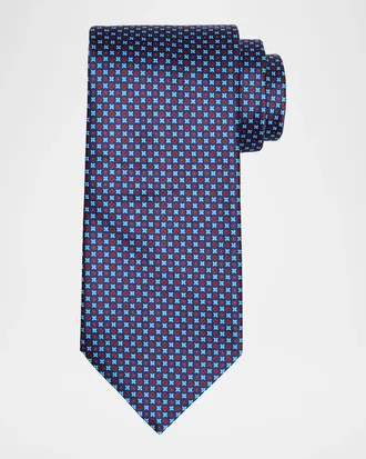 Stefano Ricci Men & apos;s Micro-Floral Silk Tie