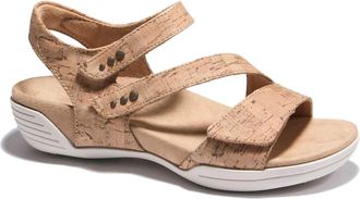 Hälsa Footwear Womens Denia Ankle Strap Sandal In Cork