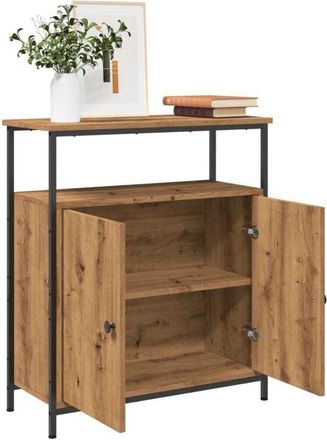 vidaXL Credenza Rovere Artigianale 70x30x80 cm in Legno Multistrato - Vidaxl