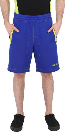 Moschino Mens Logo-Print Jersey Track Shorts