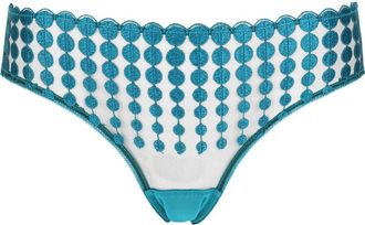 Huit Deco dots Lace Bikini in Turquoise at Nordstrom, Size X-Large