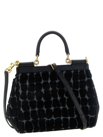 Dolce & Gabbana Sicily Top Handle Bag - Black