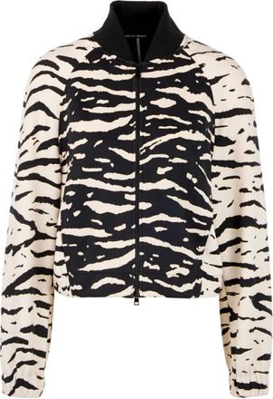 Marc Cain Scuba Jersey Jas - Dames - Jassen - Zwart - Maat: 2XL Jersey