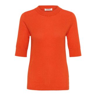 Soaked In Luxury Tops - Knitwear - Mujer - Naranja - XL