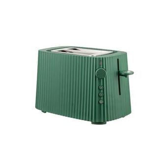 Alessi Toaster Plissé UK - Green - Thermoplastic resin - Designer Michele de Lucchi