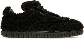 Bally Parrel lace-up sneakers - men - Fabric/Artificial Fur/Rubber - 41 - Black