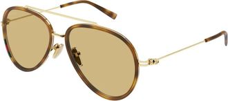 Gucci Gg 1981S 002 Zonnebrillen - Heren - Zonnebrillen - Bruin - 56 MM - Accessoires