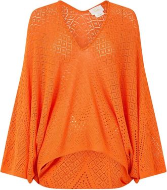 Camilla Basked In Baroque blouse - Oranje