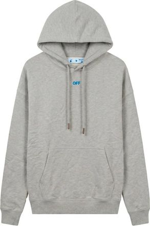 Off-white Felpa con cappuccio in French Terry - - Sweatshirts & Hoodies - Uomo - Grigio - XS