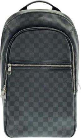 Louis Vuitton Pre-owned Backpacks, male, Gray, Size: ONE SIZE Pre-owned Michael Backpack