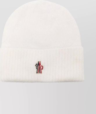 Moncler relaxed style ribbed texture turn-up brim hat