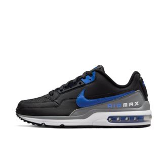 Nike Mens Air Max Ltd 3 Running Shoe, Black Game Royal Iron Grey White, 7.5 UK