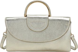 Tiffany & Fred Tiffany And Fred Paris Metallic Leather Top Handle Clutch