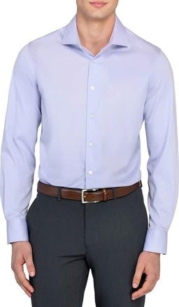 W.R.K Slim Fit Solid Reworked Dress Shirt in Lilac at Nordstrom, Size 15.5 - R