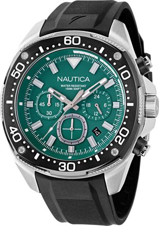 Nautica Nct Blue Sail Chronograph Silicone Watch