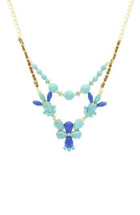 Olivia Welles Nicolette Layer Necklace in Turquoise at Nordstrom Rack