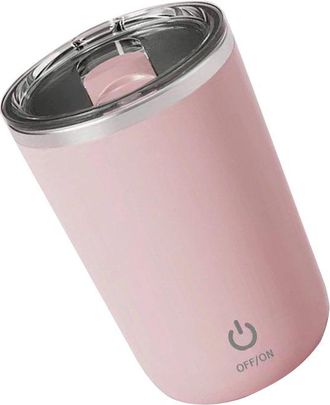 OEM Dailygoods, Vaso Mezclador De 400 Ml, Funci&oacute;n De Agitaci&oacute;n Autom&aacute;tica, Revestimiento De Acero Inoxidable, Lavable, Duradero, Vaso Mezclador