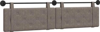 vidaXL Cabecero Colgante Gris Pu Antiguo Vidaxl