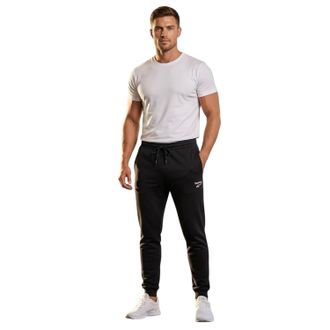 Reebok Joggingbroeken voor heren van Identity (Zwart/Wit)