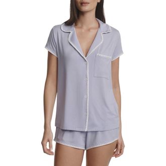 Eberjey Frida Short Pajamas in Lavender Dusk/ivory at Nordstrom, Size X-Small