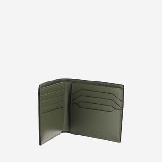 Montblanc Mens Wallet With 8 Compartments Clay Vitello & Cardholders