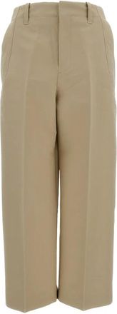 Jacquemus The Pastro Pants - Heren - Wijde Broeken - Beige - M - Katoen - Broeken