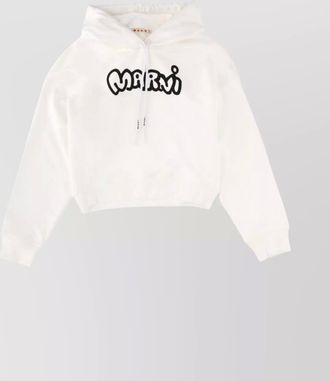 Marni knitwear with hood cuffs and hem features