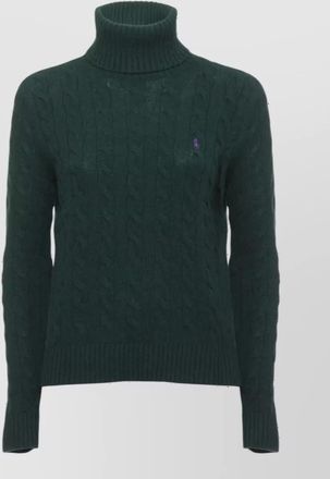 Ralph Lauren wool cashmere high neck long sleeve sweatshirt