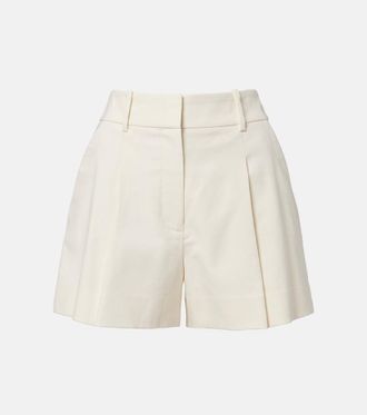 Veronica Beard Craig cotton-blend twill shorts