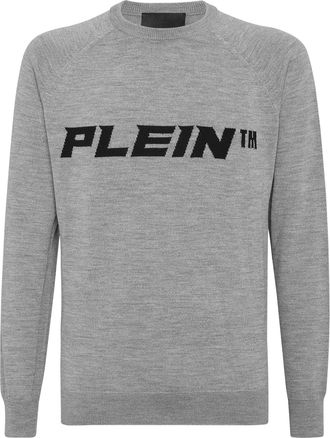 Philipp Plein Wool Pullover Round Neck LS