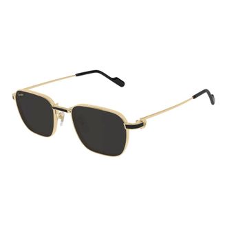 Cartier Ct0497S 006 Zonnebrillen - Heren - Accessoires - Geel - Maat: 54 MM