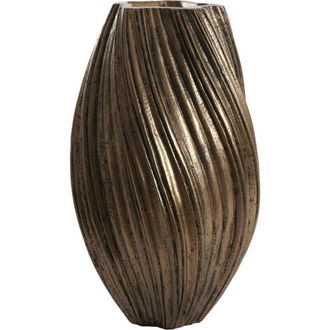 Light & Living Vaso Yatung De Piedra Bronce Antiguo - &Oslash;30x52 Cm