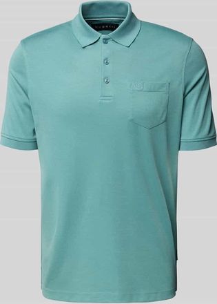 Bugatti Poloshirt mit Brusttasche in Mint, Größe S