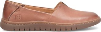 Born Womens Sebra 2 Flat Shoes In Dark Tan