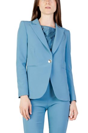 Rinascimento Rinascimento Womens Light Blue Blazer Tailored Fit - Size Medium