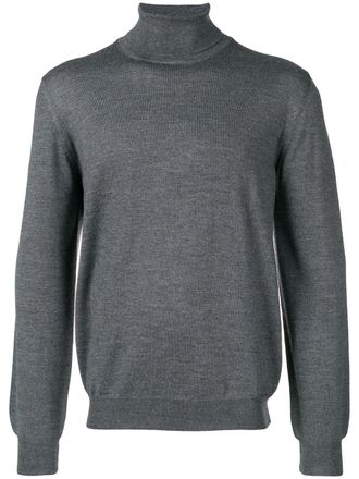 Barba turtleneck sweater - men - Virgin Wool - 56 - Grey