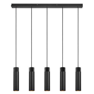 Nordlux Tilo 5-Spot Indoor Pendant Black GU10