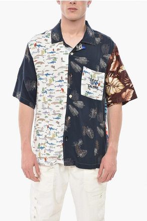 Gallery Dept. Patchwork Short-Sleeve Shirt size Xl